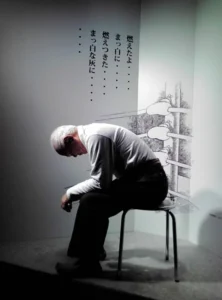 Tetsuya Chiba at one of the Ashita no Joe exhibitions : r/AshitaNoJoe