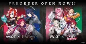 hololive English -Promise- & -Justice- Collaborate with AVIOT for Special Edition Wireless Earphones | NEWS | hololive official website