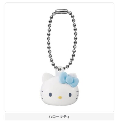 [Gashapon] Sanrio Characters Mascot Cap Charm - Pastel Color ver. -Complete Set-