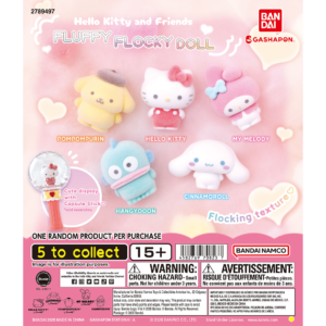 SANRIO CHARACTERS FLUFFY FLOCKY DOLL 2 | NEW | Gashapon US official