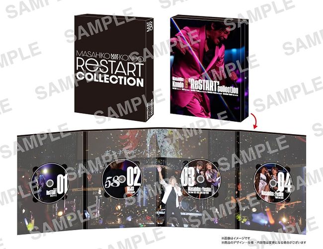 Masahiko Kondo｢ReSTART collection｣Blu-ray BOX【完全生産限定盤】・近藤真彦 | Sony Music Shop・CD・DVD・ﾌﾞﾙｰﾚｲ・ｱｰﾃｨｽﾄｸﾞｯｽﾞ・書籍・雑誌の通販
