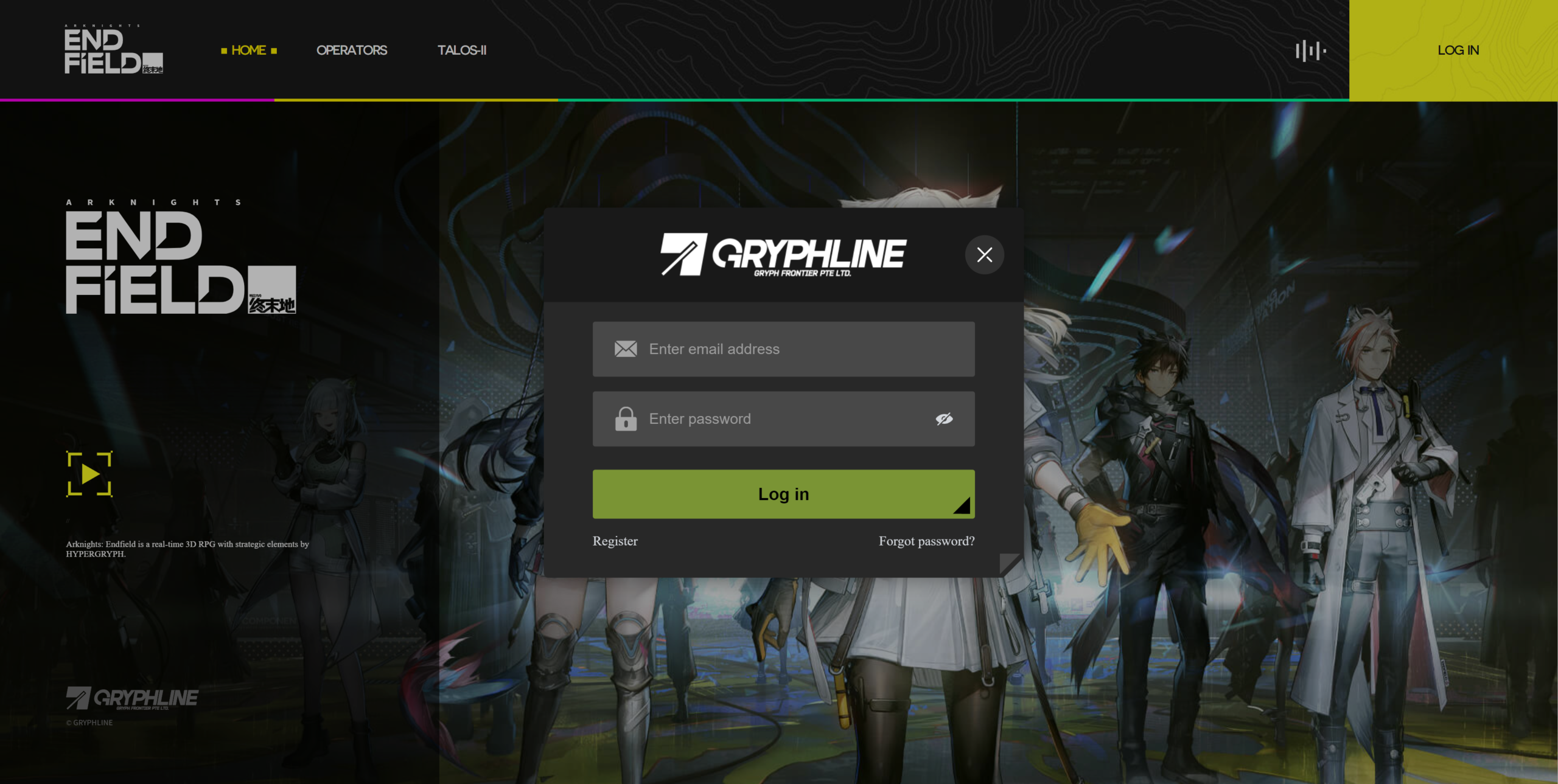 Gryph Frontier has rebranded to Gryphline, as Hypergryph's global publishing branch, Gryphline account registration is open on Endfield website : r/arknights