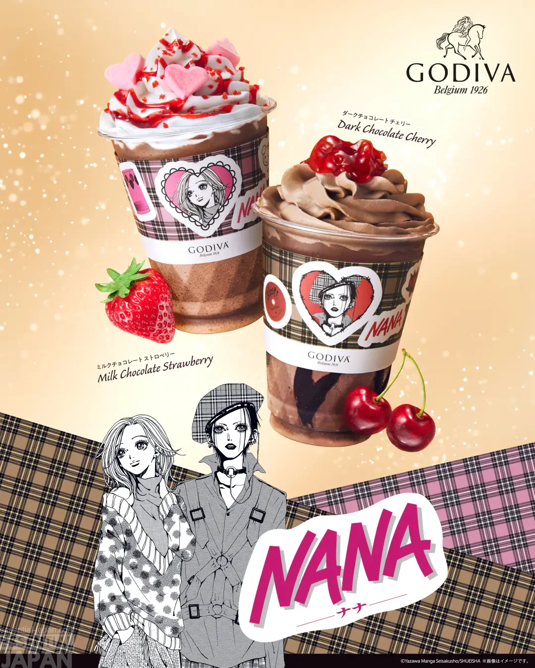 Godiva Announces New NANA Collab Featuring Exclusive Drinks and Limited Edition Merch