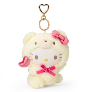 Sanrio Angel Bear Series Plush Keychain Hello Kitty