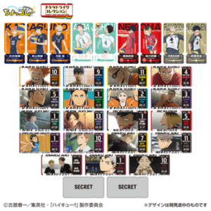 Bandai Ticket Like Mini-Poster Collection Haikyu!! Vol. 2 BOX (20pcs)