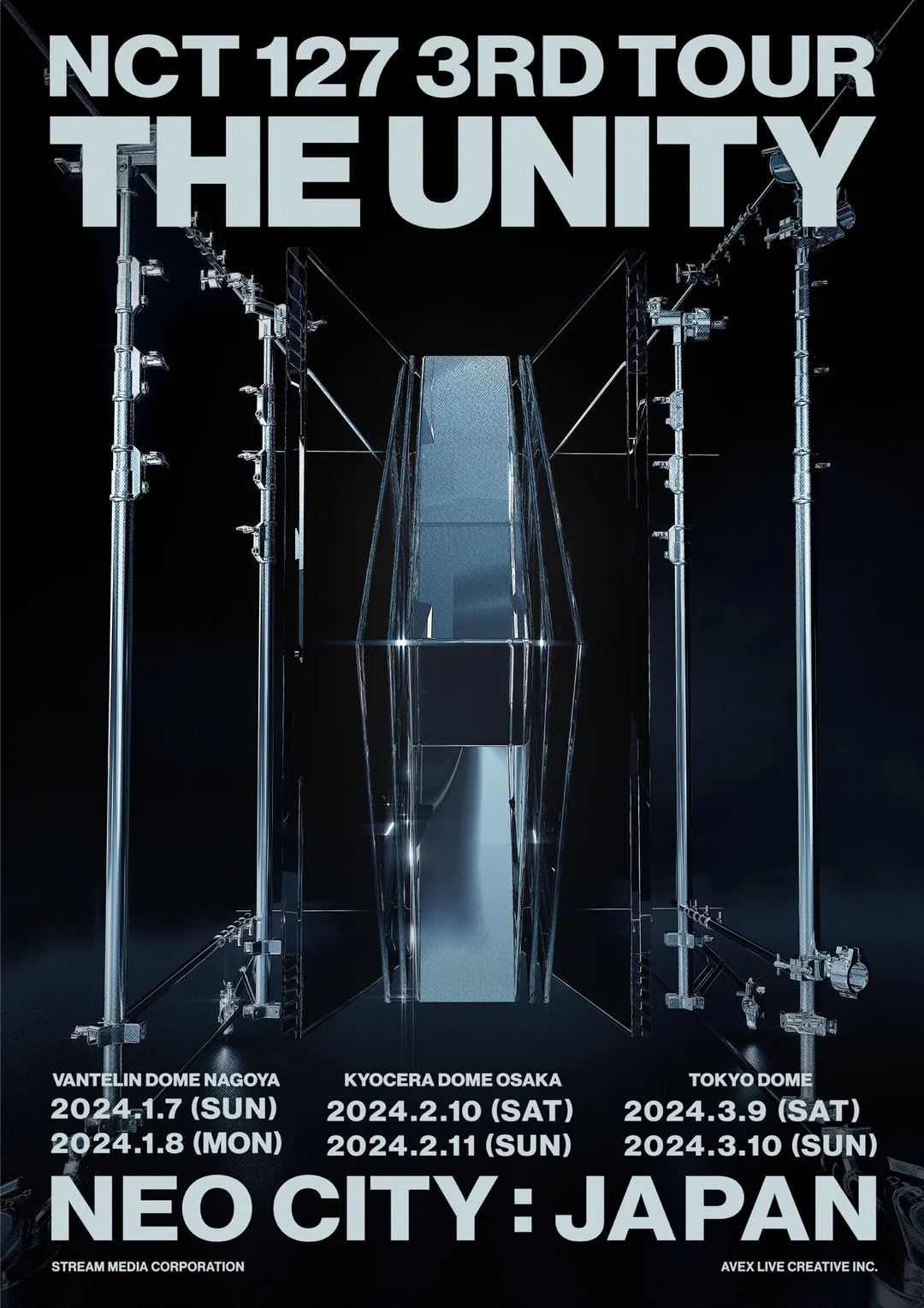 NCT 127 - The 3rd Tour Neo City: Japan - The Unity (Schedule Poster) : r/ NCT127