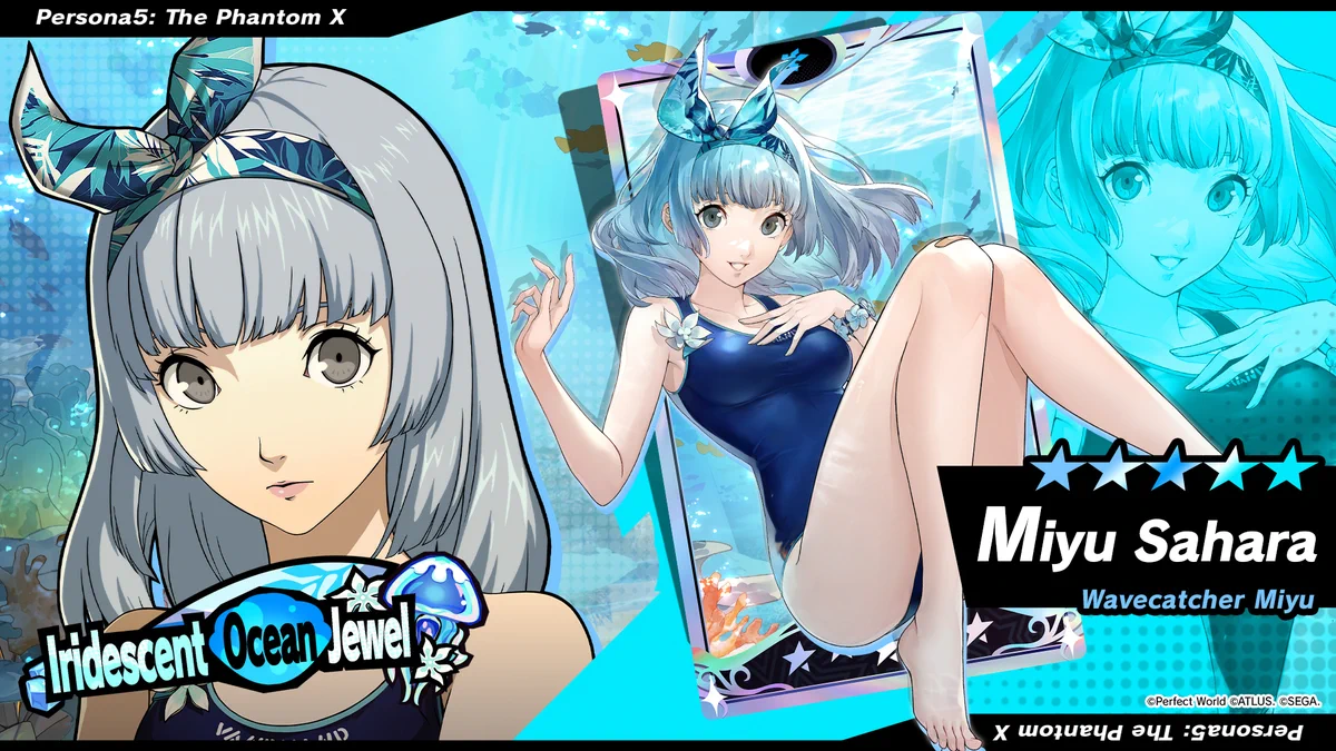 Persona5: The Phantom X (Official West) on X: "✧ ┈┈ Let's make some waves this summer! ┈┈ ✧ 🧜5☆ Phantom Idol Wavecatcher Miyu 🧜 ✧ ┈┈┈┈┈┈┈┈┈┈┈┈┈┈┈┈┈┈┈┈┈ ✧ 5☆ Wavecatcher Miyu (VA: #KanaIchinose)