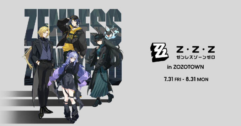Zenless Zone Zero" Collaborates with ZOZOTOWN! Pre-orders for Limited-Edition Items Featuring Original Illustrations Begin July 31 - Saiga NAK
