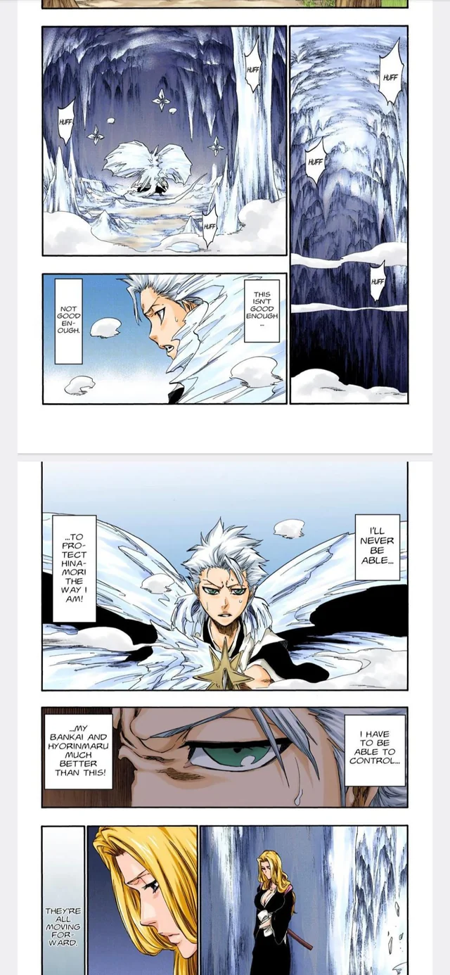 Toshiro hitsugaya incomplete bankai : r/bleach