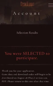 Got approved for The Duskbloods Network Test : r/NintendoSwitch2