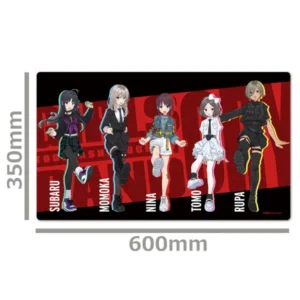 Girls Band Cry Character Rubber Mat Togenashi Togeari Vol. 1