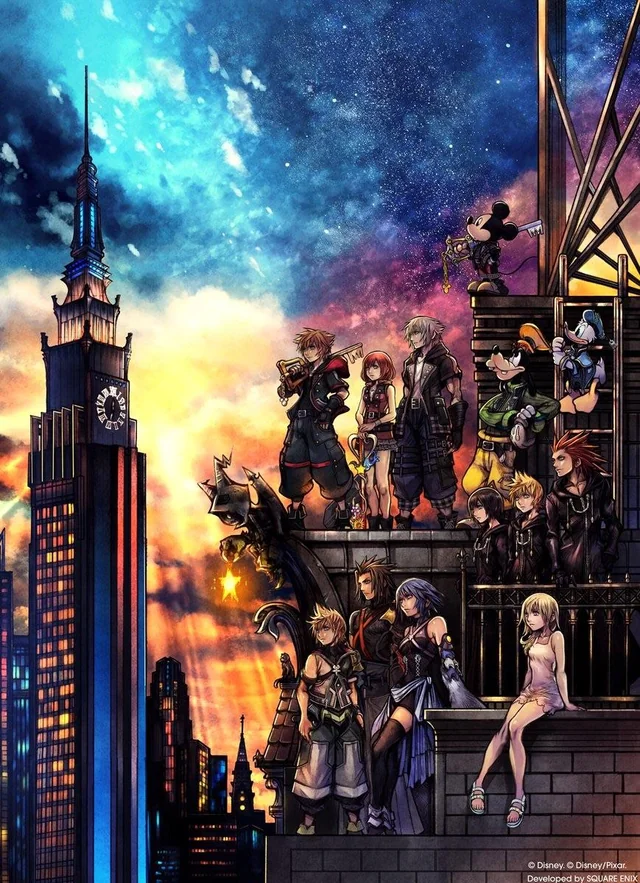 Kingdom Hearts 3 official cover revealed; art by Tetsuya Nomura : r/gaming