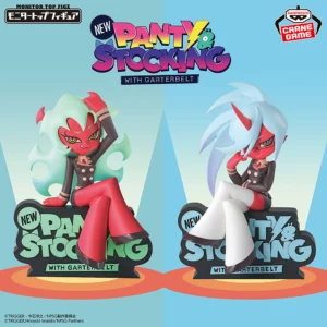 [Special Bundle] New Panty & Stocking with Garterbelt Monitor Top Figure - Scanty & Kneesocks (2 Types) [Pre-Order Aug 2027]