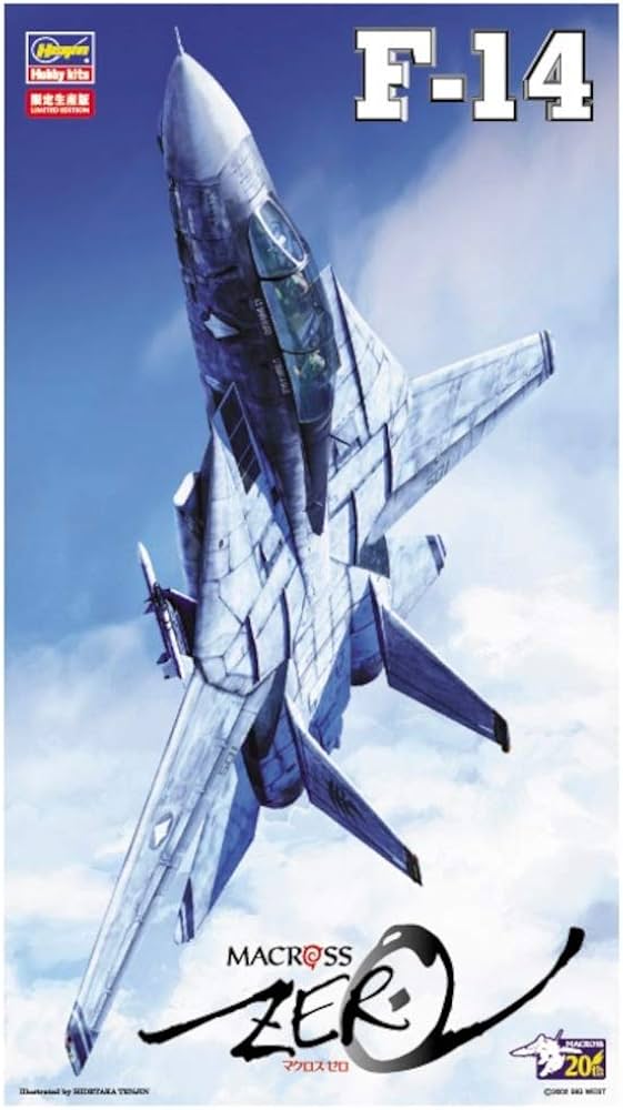 Hasegawa HE65761 1/72 MACROSS ZERO F-14 Plastic Model kit : Amazon.com.au: Toys & Games