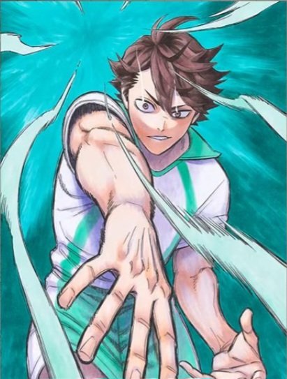Toru Oikawa from 'HAIKYU!!' New Illustration by Yuki Tabata (BLACK CLOVER)