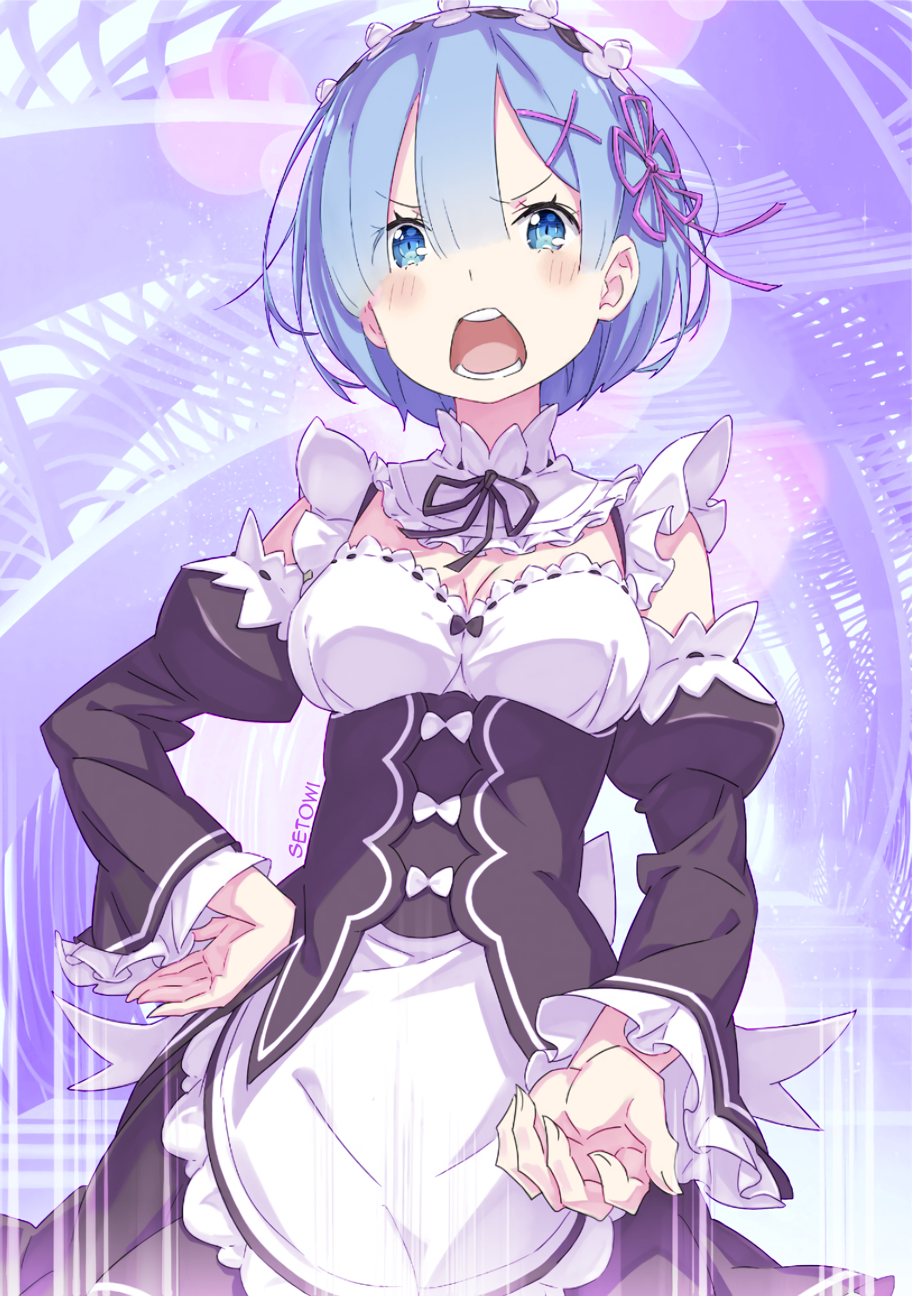 OCS] Coloured Illustration: STAND UP! : r/Re_Zero