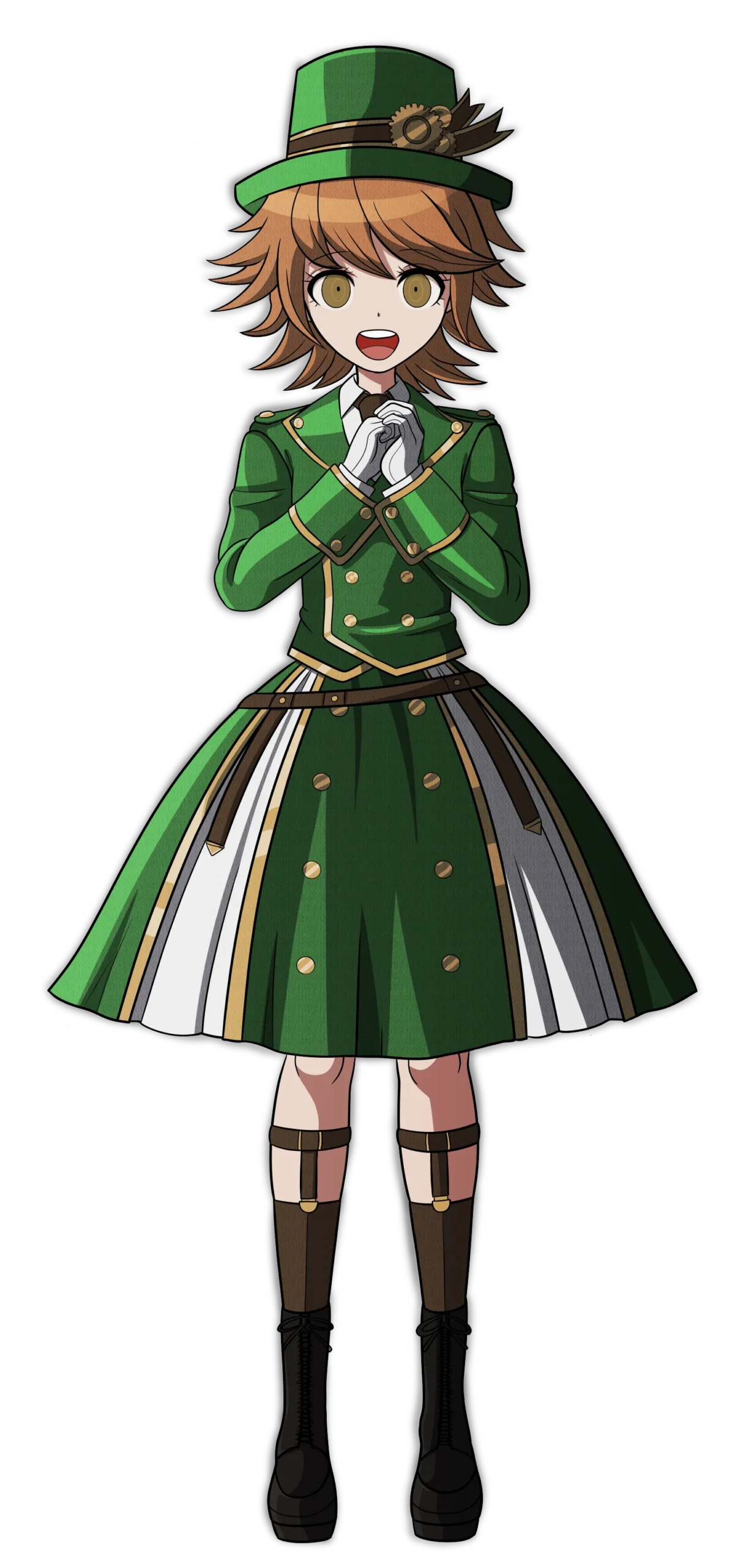 Chihiro's OFFICIAL 10th Anniversary outfit in HD! : r/danganronpa