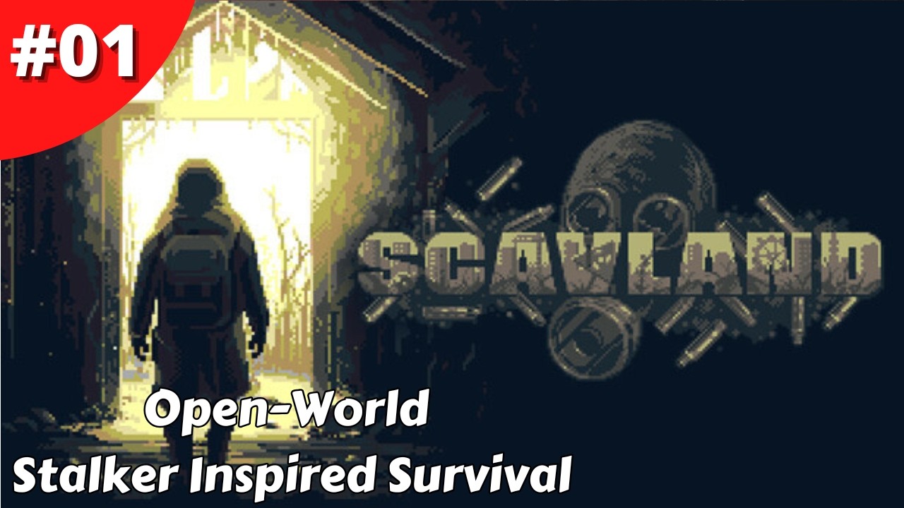 Top Down Stalker Post-Apocalyptic Open World Survival - Scavland - #01 - Gameplay