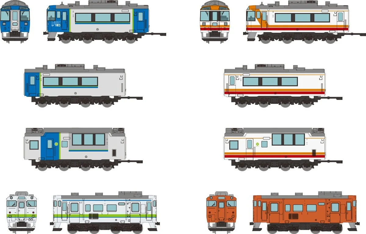 Tetsucolle Pocket Vol.4 Diesel Car of the Northern Lands (Set of 10) Model Train|HobbySearch