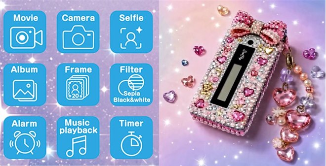 折りたたみガラケーのようなトイカメラ「Toy Camera EmoFlip HS-07」 - 価格.com