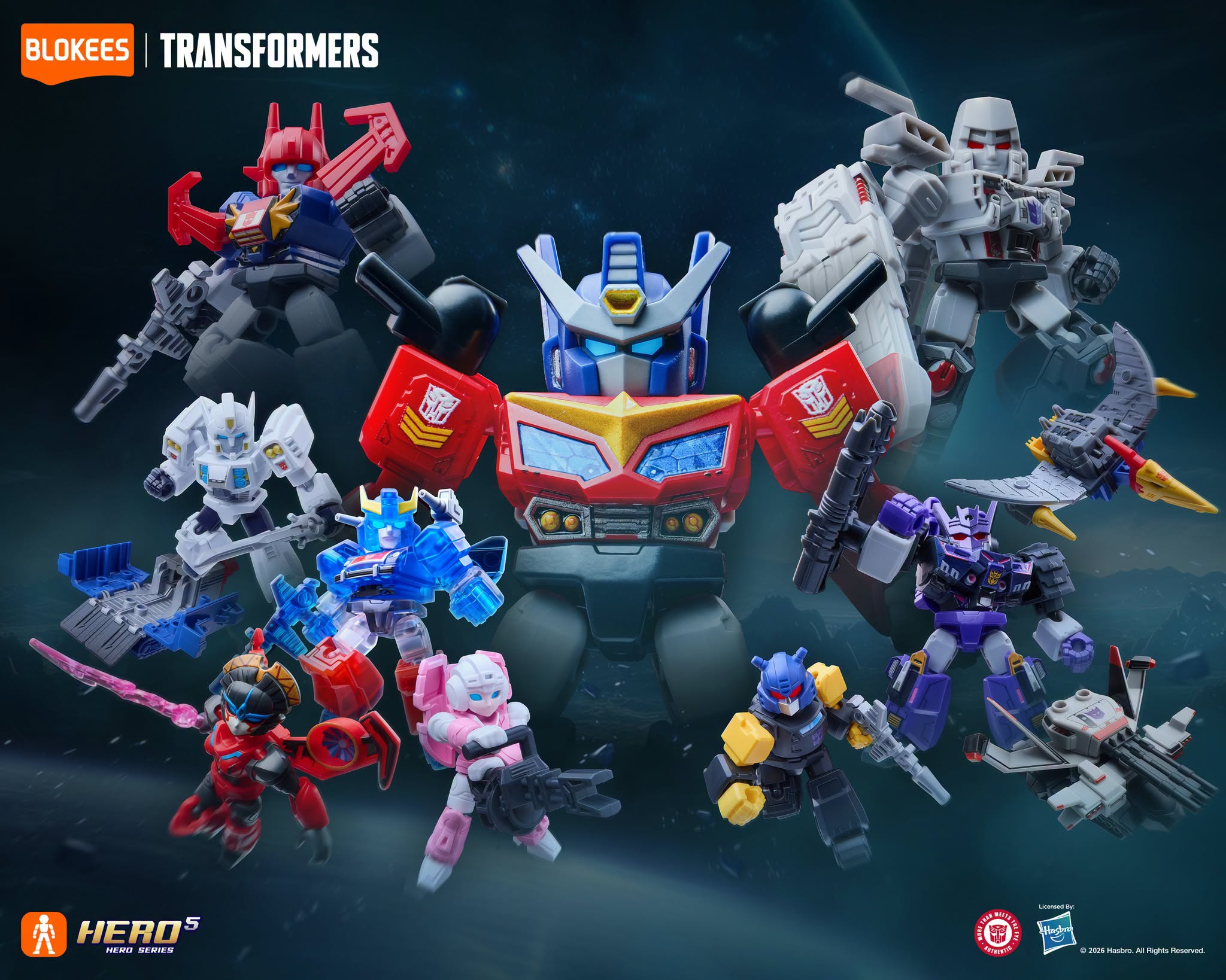 Blokees Transformers Defender Version 08 Battle Stars New Images - Super Megatron, Star Convoy, Full Lineup