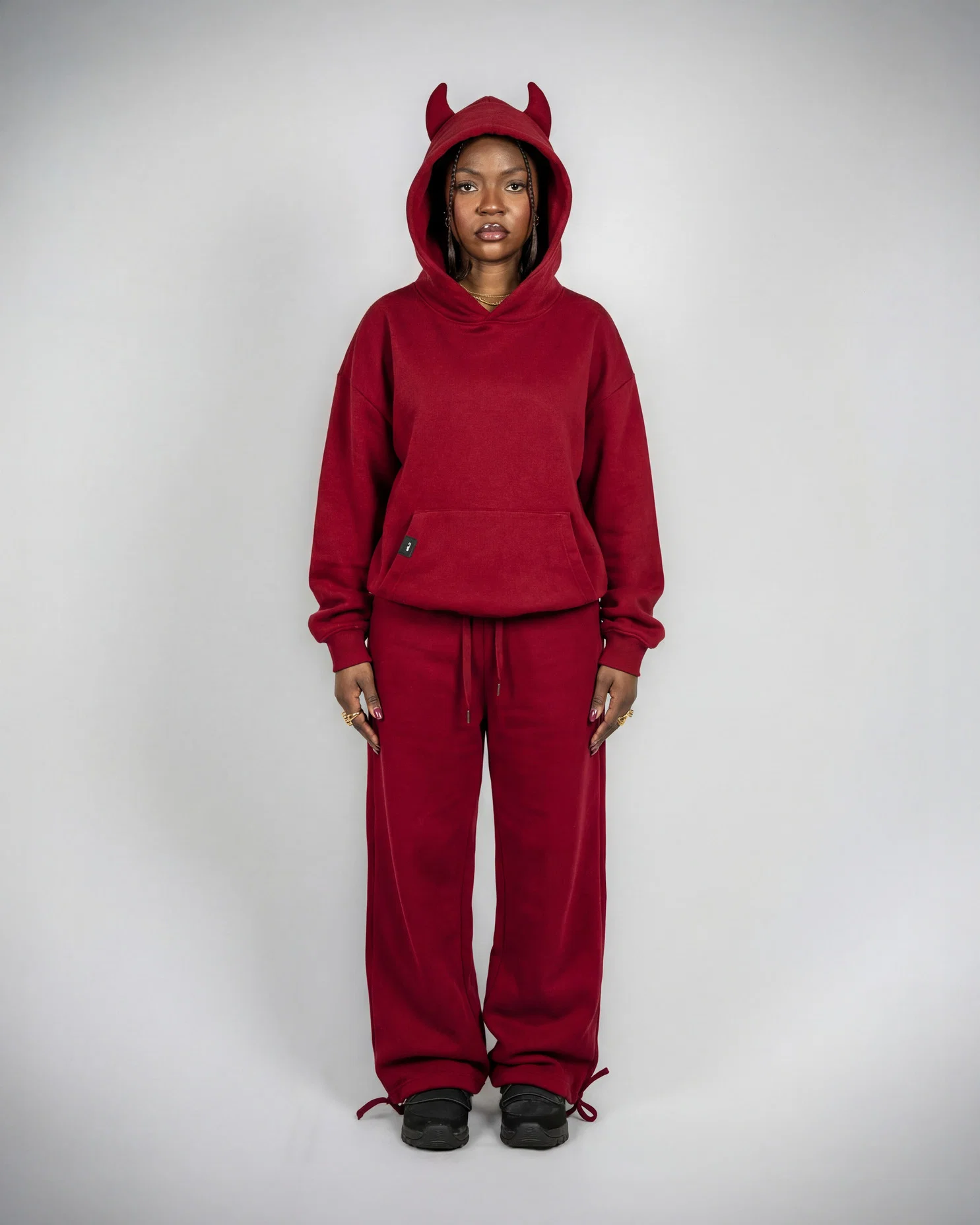 WAVE DEVIL SWEATSUITS SET - RED