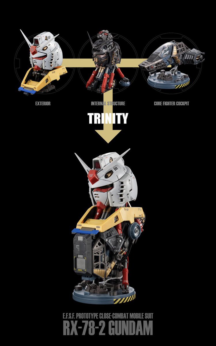 Reservations for the Gashapon Online exclusive “Exceed Model Trinity RX-78-2 Gundam Cable and Light Unit Set” are scheduled to begin on Monday, August 31 at 11:00. It will be sold for 1,850