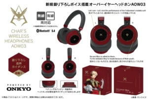 Orders open for new Char Aznable inspired Gundam headphones
