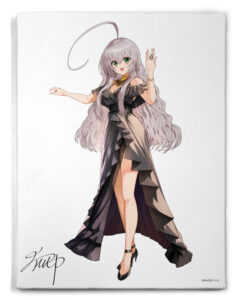 AmiAmi [Character & Hobby Shop] | Haiyore! Nyaruko-san New Illustration Nyaruko F6 Canvas Art 20th Anniversary Ver.(Released)
