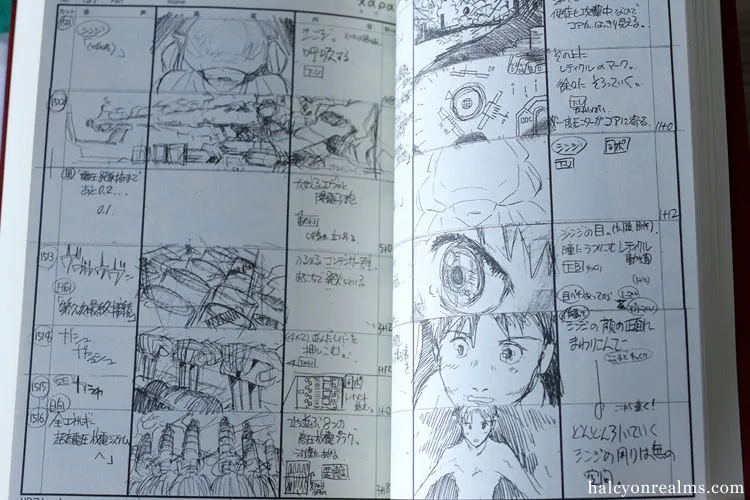 Evangelion : 1.0 You Are (Not) Alone Storyboard Book Review - Halcyon Realms - Art Book Reviews - Anime, Manga, Film, Photography