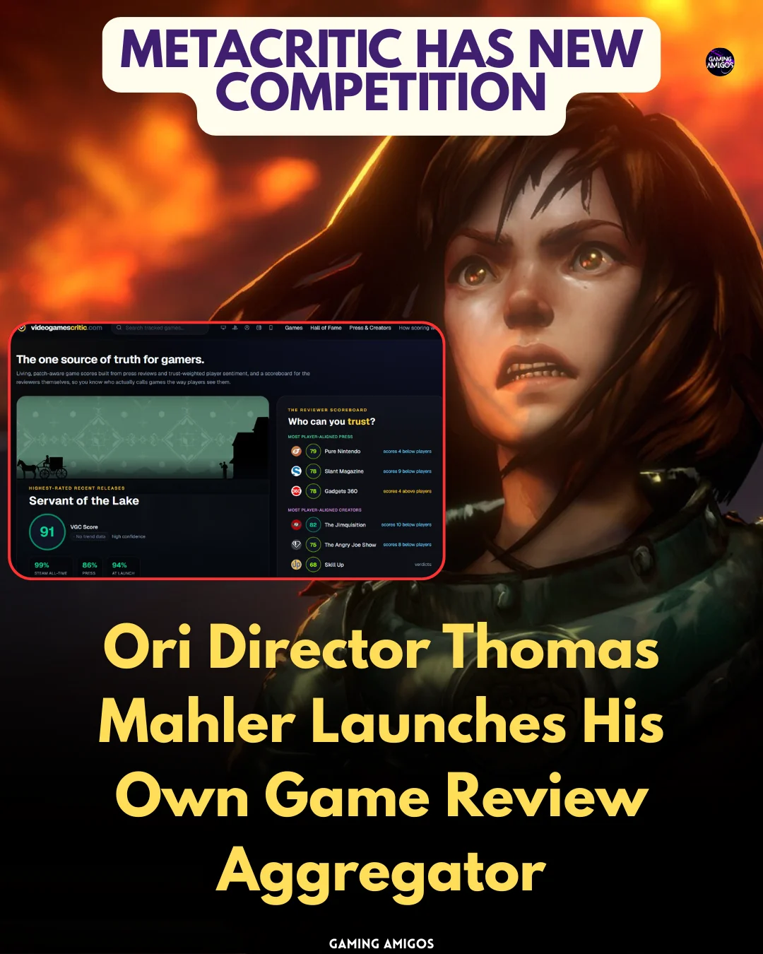 Thomas Mahler Launches VideoGamesCritic With a Player-First Review System : r/GamingFoodle