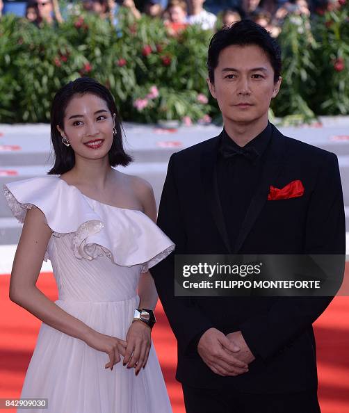 Actress Hirose Suzu and actor Fukuyama Masaharu attend the Premiere... News Photo - Getty Images