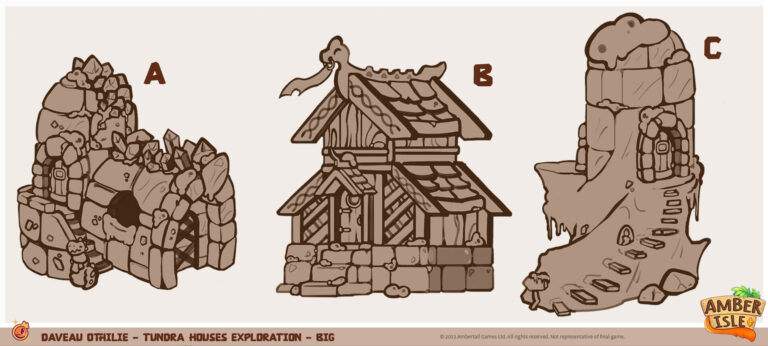 Othilie Daveau - Amber Isle - Tundra houses