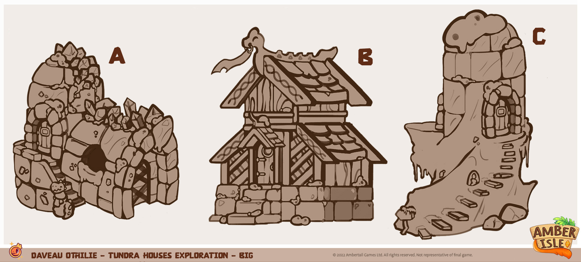 Othilie Daveau - Amber Isle - Tundra houses