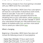 Cloud hour limits : r/XboxGamePass