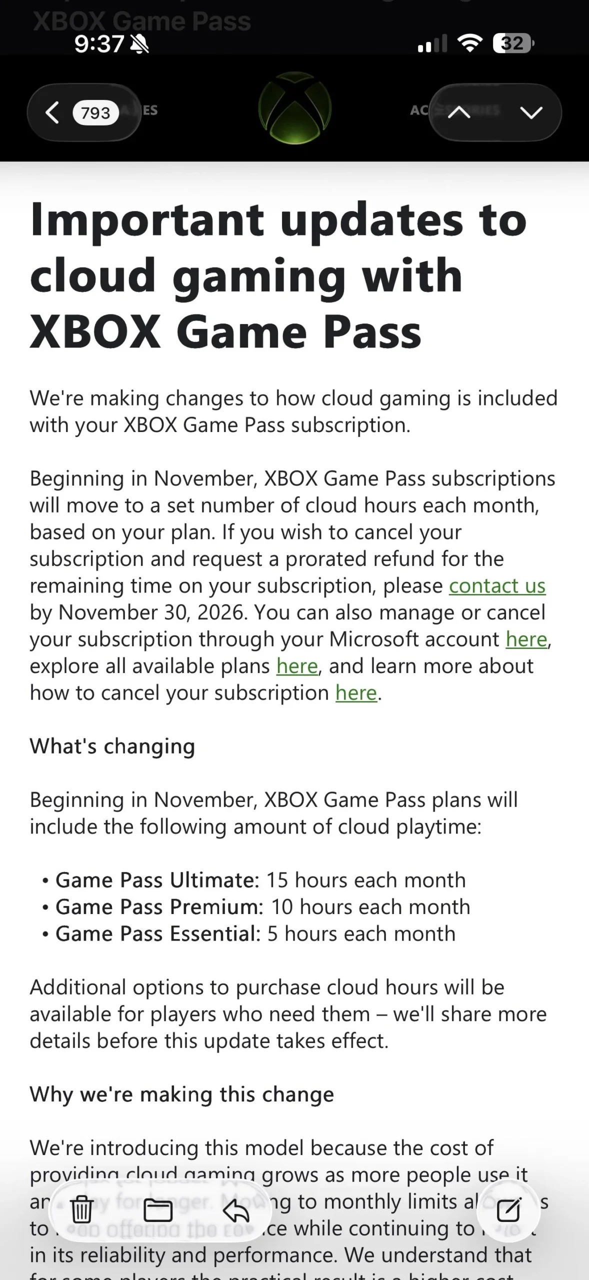 Cloud hour limits : r/XboxGamePass