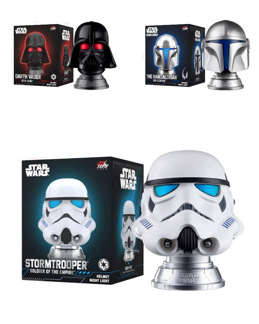Hobby-Genki on X: "Star Wars brings Stormtrooper, Din Djarin, and Darth Vader into a new Helmet Night Light figure lineup. The illuminated helmet designs should make these especially fun display pieces for