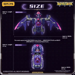 BEASTDRIVE BD-12 Armor Night Pulse | 52TOYS – BEASTBOX