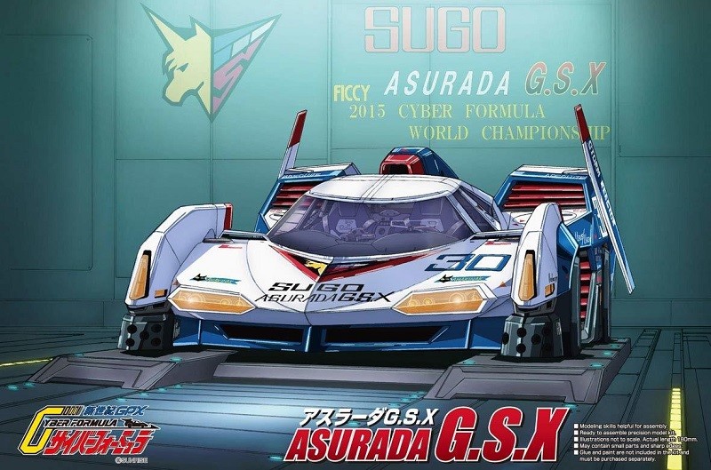 1/24 Cyber Formula Sugo Asurada G.S.X Clear Body