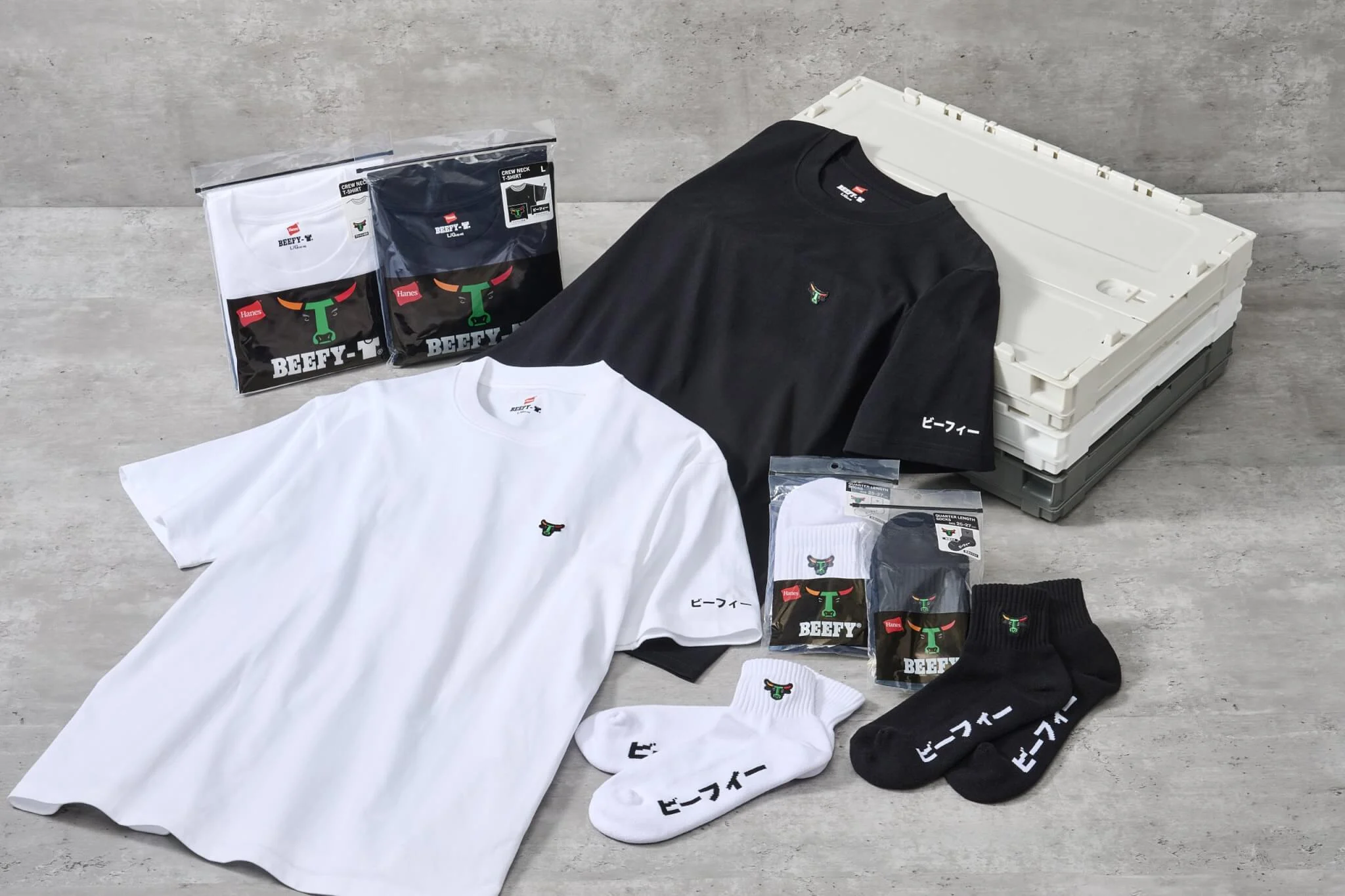 7-Eleven and Hanes Team Up! T-shirts and socks based on the BEEFY series are now on sale | Men's Fashion Media OTOKOMAE