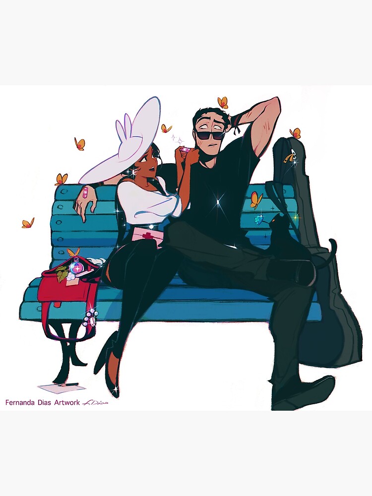 Lorena and Ruan ( Witch Bunny ) Art Print