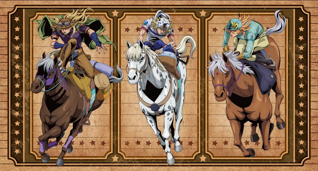 New Steel Ball Run: JoJo's Bizarre Adventure official anime art. : r/StardustCrusaders