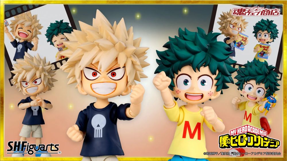 S.H.Figuarts IZUKU MIDORIYA＆ KATSUKI BAKUGO-Childhood Set- : SHFiguarts.com