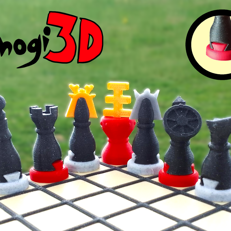 Shogi 3D by JTF labs | Download free STL model | Printables.com