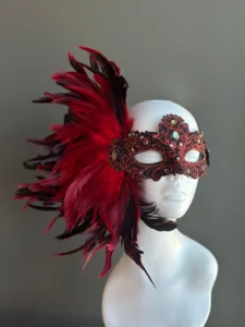 Crimson Plume - Red/Black