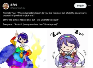 ZUN reveals what is his favorite Touhou Design : r/touhou