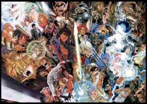 Yusuke Murata, author of One Punch man, drew a Jump Stars poster, with Ichigo and Uryu in it. : r/bleach