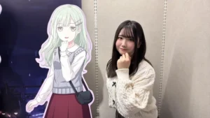 Watase Yuzuki (Mutsumi) at the MyGO Ave Mujica exhibition : r/seiyuu