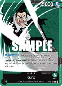 Kuro (OP03-021) • Pillars of Strength – Limitless One Piece