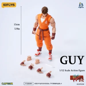 (Preorder) 52toys 1/12 Official Licensed Final Fight Guy and Sodom action figure